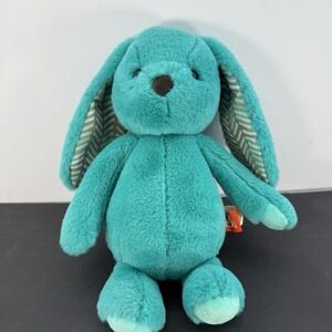 B Softies Plush Happy Hues Teal Bunny Rabbit Stuffed Animal  Soft Stuffed Toy